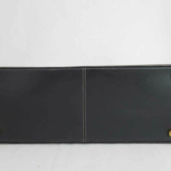 Salvatore Ferragamo Shoulder Bag Black Leather lizard embossed - Picture 4 of 8